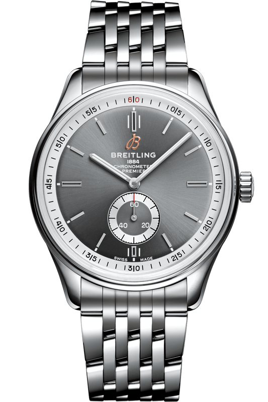  Shop Authentic Breitling Premier Automatic 40mm Stainless Steel Anthracite Dial Mens Watch - A37340351B1A1 - Luxxuri