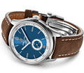  Shop Authentic Breitling Premier Automatic 40mm Blue Dial Brown Leather Strap Mens Watch - A37340351C1X2 - Luxxuri