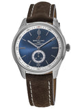  Shop Authentic Breitling Premier Automatic 40mm Blue Dial Brown Leather Strap Mens Watch - A37340351C1X2 - Luxxuri