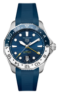  Shop Authentic Tag Heuer Aquaracer Professional 300 GMT Automatic Blue Dial Blue Rubber Strap Watch for Men - WBP2010.FT6198 - Luxxuri