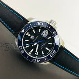  Shop Authentic Tag Heuer Aquaracer Calibre 5 Automatic Black Dial Black Nylon Strap Watch for Men - WAY211B.FC6363 - Luxxuri