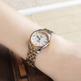  Shop Authentic Tissot Le Locle Automatic Small Lady White Dial Two Tone Steel Strap Watch For Women - T41.2.183.34 - Luxxuri