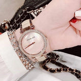  Shop Authentic Michael Kors Parker Mother of Pearl Pink Dial Two Tone Steel Strap Watch for Women - MK6492 - Luxxuri
