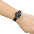  Shop Authentic Daniel Wellington Classic Petite Reading Black Dial Black Leather Strap Watch For Women - DW00100223 - Luxxuri