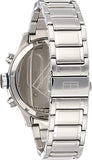  Shop Authentic Tommy Hilfiger Trent Chronograph Black Dial Silver Steel Strap Watch for Men - 1791054 - Luxxuri
