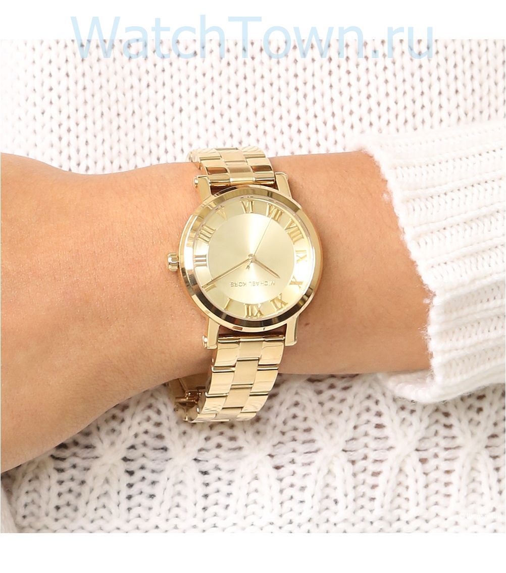  Shop Authentic Michael Kors Norie Gold Dial Gold Steel Strap Watch for Women - MK3560 - Luxxuri