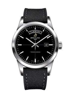  Shop Authentic Breitling Transocean Day & Date 43mm Black Dial Black Nylon Strap Mens Watch - A4531012/BB69/109W/A20  BA.1 - Luxxuri