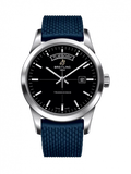  Shop Authentic Breitling Transocean Day & Date 42mm Automatic Black Dial Blue Mesh Bracelet Mens Watch - A4531012/BB69/280S/ A20S.1 - Luxxuri
