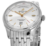  Shop Authentic Breitling Premier Automatic Day & Date 40mm Stainless Steel Mens Watch - A45340211G1A1 - Luxxuri