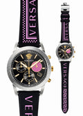  Shop Authentic Versace Sport Tech Chronograph Black Dial Black Rubber Strap Watch for Women - VELT00619 - Luxxuri