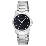  Shop Authentic Gucci G Timeless Black Dial Silver Steel Strap Watch For Women - YA126573A - Luxxuri