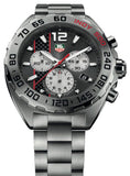  Shop Authentic Tag Heuer Formula 1 Chronograph Grey Dial Silver Steel Strap Watch for Men - CAZ1114.BA0877 - Luxxuri