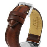  Shop Authentic Daniel Wellington Classic St Mawes Black Dial Brown Leather Strap Watch For Men - DW00100130 - Luxxuri