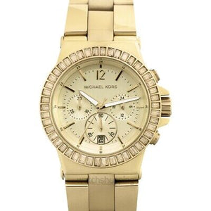  Shop Authentic Michael Kors Dylan Quartz Gold Dial Gold Steel Strap Watch For Women - MK5861 - Luxxuri