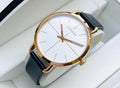  Shop Authentic Calvin Klein Even White Dial Black Leather Strap Watch for Women - K7B236C6 - Luxxuri
