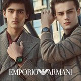  Shop Authentic Emporio Armani Minimalist Analog Black Dial Black Leather Strap Watch For Men - AR11573 - Luxxuri