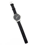  Shop Authentic Calvin Klein Even Black Dial Black Leather Strap Watch for Women  - K7B231CZ - Luxxuri
