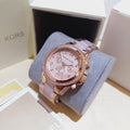  Shop Authentic Michael Kors Blair Chronograph Rose Gold Dial Two Tone Steel Strap Watch for Women - MK5943 - Luxxuri