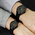  Shop Authentic Calvin Klein Minimal Black Dial Black Mesh Bracelet Watch for Men - K3M214X1 - Luxxuri