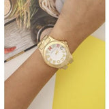  Shop Authentic Marc Jacobs Rivera White Dial Gold Steel Strap Watch for Women - MBM3137 - Luxxuri