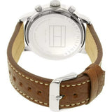  Shop Authentic Tommy Hilfiger Jake Multifunction White Dial Brown Leather Strap Watch for Men - 1791230 - Luxxuri