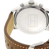  Shop Authentic Tommy Hilfiger Jake Multifunction White Dial Brown Leather Strap Watch for Men - 1791230 - Luxxuri