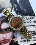  Shop Authentic Michael Kors Darci Amber Dial Gold Steel Strap Watch for Women - MK3408 - Luxxuri
