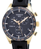  Shop Authentic Tissot PRS 516 Chronograph Black Dial Black Leather Strap Watch For Men - T100.417.36.051.00 - Luxxuri
