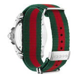  Shop Authentic Gucci Dive White Dial Red & Green Nylon Strap Watch For Men - YA136207 - Luxxuri