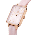  Shop Authentic Daniel Wellington Quadro Pressed Mother of Pearl Pink Dial Pink Nylon Strap Watch For Women - DW00100509 - Luxxuri