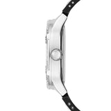  Shop Authentic Guess Duchess Crystals Silver Dial Black Silicon Strap Watch For Women - GW0619L1 - Luxxuri
