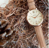 Shop Authentic Fossil Jacqueline White Dial Brown Leather Strap Watch for Women - ES3487 - Luxxuri