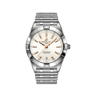  Shop Authentic Breitling Chronomat 32 Diamonds White Dial Silver Steel Strap Watch for Women - A77310101A3A1 - Luxxuri