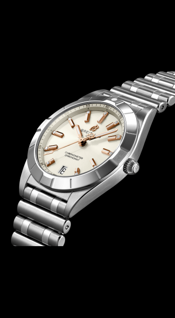  Shop Authentic Breitling Chronomat 32 Diamonds White Dial Silver Steel Strap Watch for Women - A77310101A3A1 - Luxxuri