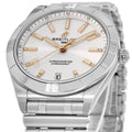  Shop Authentic Breitling Chronomat 32 Diamonds White Dial Silver Steel Strap Watch for Women - A77310101A3A1 - Luxxuri