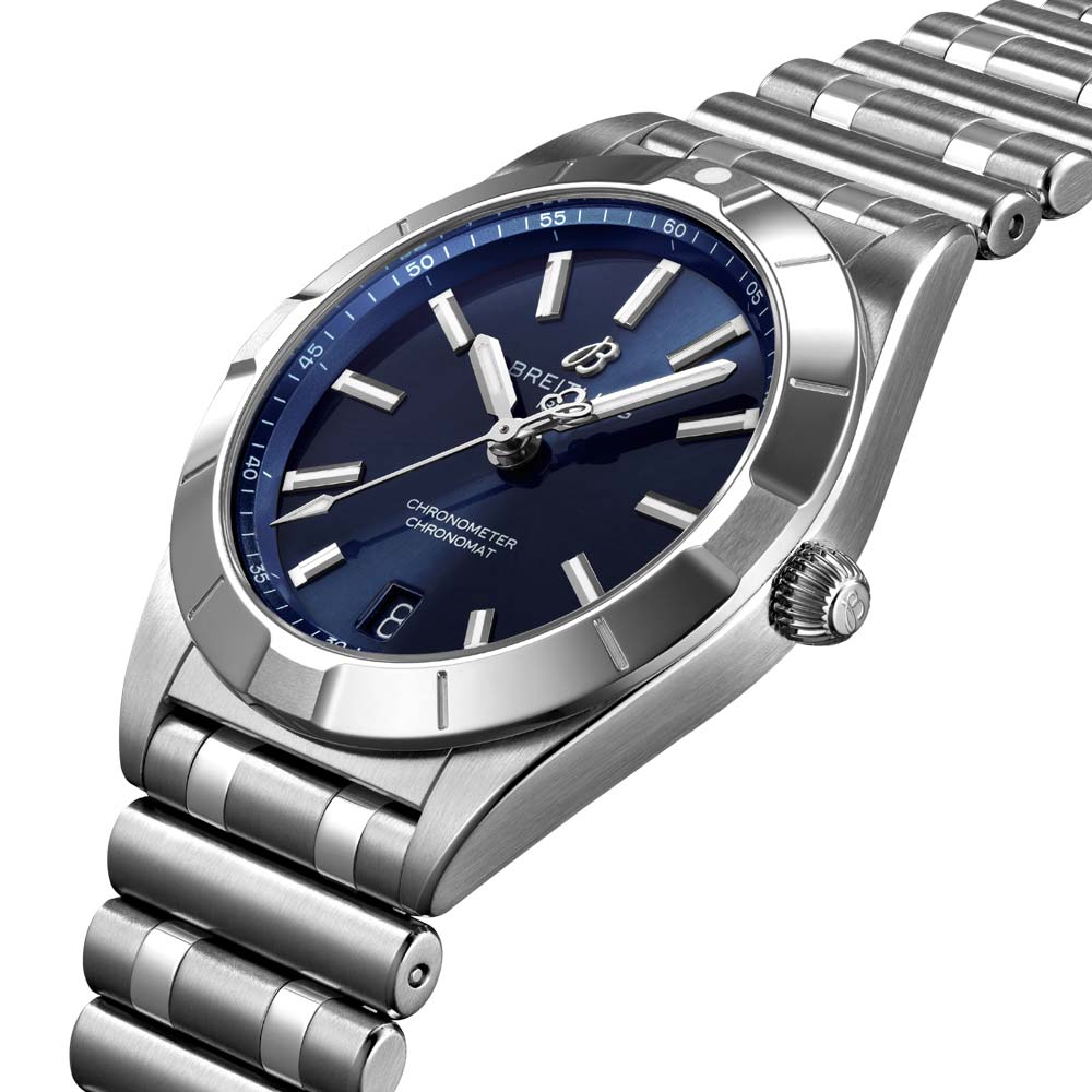  Shop Authentic Breitling Chronomat 32 Blue Dial Silver Steel Strap Watch for Women - A77310101C1A1 - Luxxuri