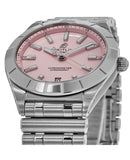  Shop Authentic Breitling Chronomat 32 Diamonds Pink Dial Silver Steel Strap Watch for Women - A77310101K1A1 - Luxxuri