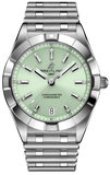  Shop Authentic Breitling Chronomat 32 Diamonds Green Dial Silver Steel Strap Watch for Women - A77310101L1A1 - Luxxuri