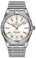  Shop Authentic Breitling Chronomat 32 Diamonds White Dial Silver Steel Strap Watch for Women - A77310591A1A1 - Luxxuri