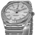  Shop Authentic Breitling Chronomat 32 Diamonds White Dial Silver Steel Strap Watch for Women - A77310591A1A1 - Luxxuri