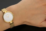  Shop Authentic Calvin Klein Authentic White Dial Rose Gold Mesh Bracelet Watch for Women - K8G23526 - Luxxuri