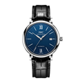  Shop Authentic IWC Portofino '150 Years Edition' Automatic Blue Dial Black Leather Strap Watch for Men - IW356518 - Luxxuri