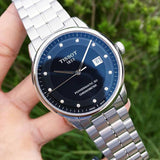  Shop Authentic Tissot T Classic Luxury Powermatic 80 Black Dial Silver Steel Strap Watch For Men - T086.408.11.056.00 - Luxxuri