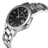  Shop Authentic Burberry The City Black Dial Silver Steel Strap Watch for Women - BU9101 - Luxxuri