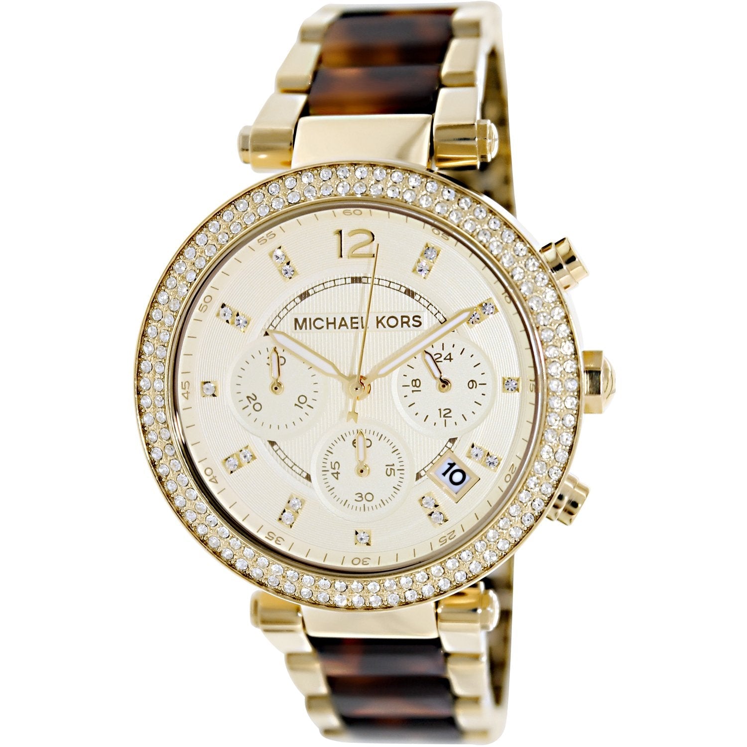  Shop Authentic Michael Kors Parker Gold Dial Two Tone Steel Strap Watch for Women - MK5688 - Luxxuri