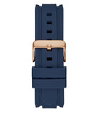  Shop Authentic Guess Commander Blue Dial Blue Rubber Strap Watch for Men - GW0211G4 - Luxxuri
