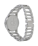  Shop Authentic Calvin Klein Stately Silver Dial Silver Steel Strap Watch for Women - K3G2312W - Luxxuri