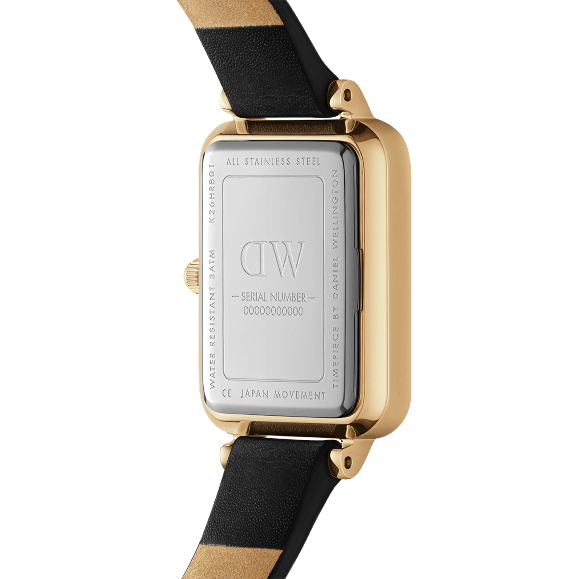  Shop Authentic Daniel Wellington Quadro Pressed Melrose Emerald Green Dial Black Leather Strap Watch For Women - DW00100446 - Luxxuri