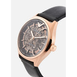  Shop Authentic Emporio Armani Meccanico Black Dial Black Leather Watch For Men - AR60004 - Luxxuri