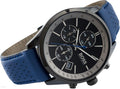  Shop Authentic Hugo Boss Grand Prix Chronograph Black Dial Blue Leather Strap Watch for Men - 1513563 - Luxxuri